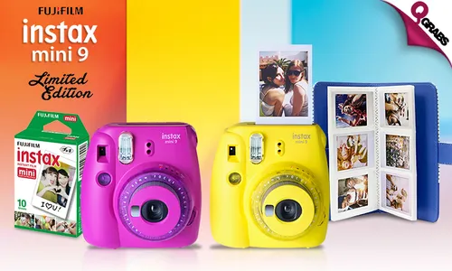 Fujifilm Instax Limited Edition Clear Mini 9 Bundle!